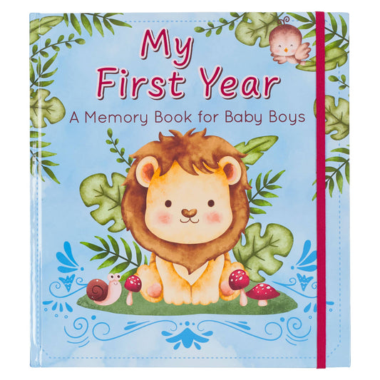 My First Year Hardcover Memory Book for Baby Boys